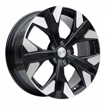 Alu kola Racing Line YF5699, 18x7.5 5x114.3 ET51, černá + leštění