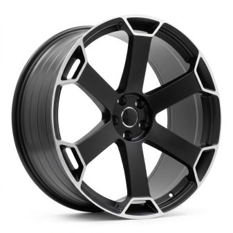 Alu kola Racing Line YF6149, 22x10 5x112 ET20, saténová černá (zátěžová)