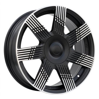 Alu kola Racing Line YF7074, 17x7 4x98 ET41, černá matná + leštění