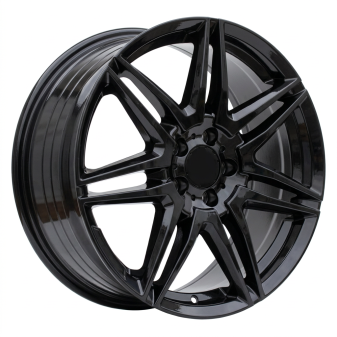 Alu kola Racing Line YF7075, 19x8 5x112 ET52, černá lesklá (zátěžová)