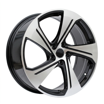 Alu kola Racing Line YS1270, 18x8 5x112 ET46, černá + leštění
