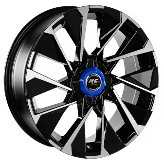 Alu kola RC Racing RC421, 15x6 4x100 ET31, černá + leštění