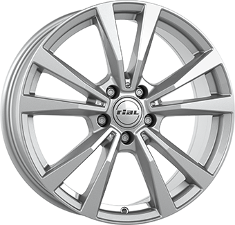 Alu kola RIAL M12X, 19x8 5x112 ET61, stříbrná (zátěžová)