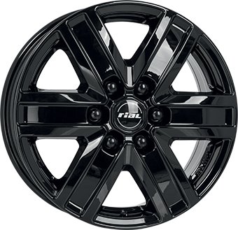 Alu kola RIAL TRANSPORTER 6, 16x6.5 6x120 ET50, černá lesklá (zátěžová)