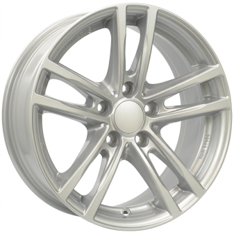 Alu kola RIAL X10, 19x8 5x112 ET57, stříbrná