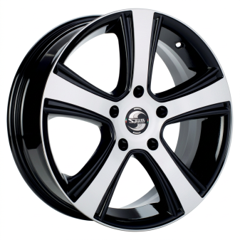 Alu kola SPATH SP23H, 17x7 5x112 ET30, černá lesklá + leštění (zátěžová)