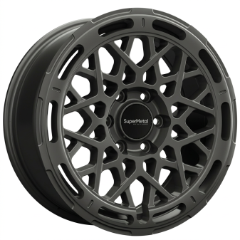 Alu kola SUPER METAL CAGE, 20x8.5 6x139.7 ET42, šedivá matná (zátěžová)