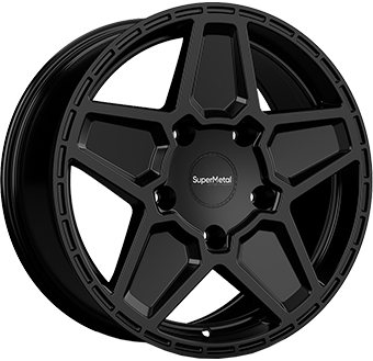 Alu kola SUPER METAL ROCKET, 20x9 5x120 ET45, černá lesklá (zátěžová)