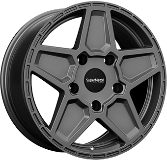 Alu kola SUPER METAL ROCKET, 20x9 5x120 ET45, šedivá matná (zátěžová)
