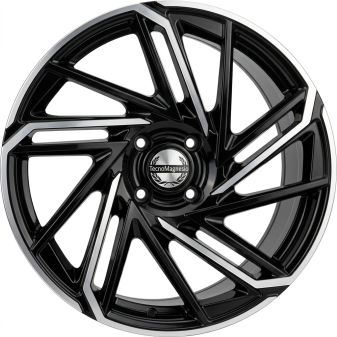 Alu kola TecnoMagnesio EPOWER, 18x7 5x112 ET34, černá + leštění