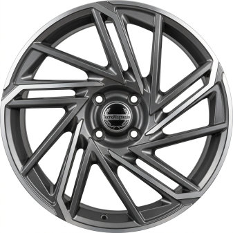 Alu kola TecnoMagnesio EPOWER, 17x7 4x108 ET30, šedivá + leštění