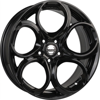 Alu kola TecnoMagnesio JUNIOR, 19x8 5x110 ET34, černá lesklá