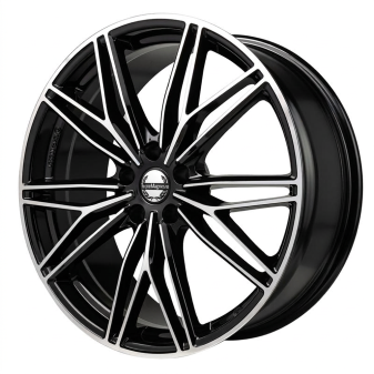 Alu kola TecnoMagnesio MOTORSPORT, 20x8 5x112 ET35, černá + leštění