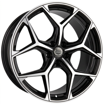 Alu kola TecnoMagnesio TMG02, 18x8 5x112 ET45, černá + leštění