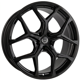 Alu kola TecnoMagnesio TMG02, 19x8 5x112 ET35, černá lesklá