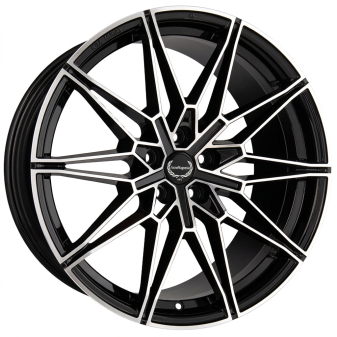 Alu kola TecnoMagnesio TMG03, 20x8.5 5x112 ET45, černá + leštění