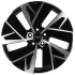 Alu kola CMS C32, 19x7.5 5x114.3 ET45, černá + leštění (zátěžová)