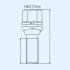 Plovoucí šrouby na alu kola M12x1,25x50mm kužel, klíč 17