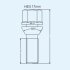 Plovoucí šrouby na alu kola M12x1,5x28mm kužel, klíč 17