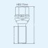 Plovoucí šrouby na alu kola M14x1,5x28mm kužel, klíč 17